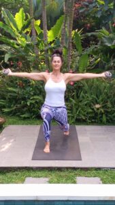 how to improve your balance closed eyes warrior pose